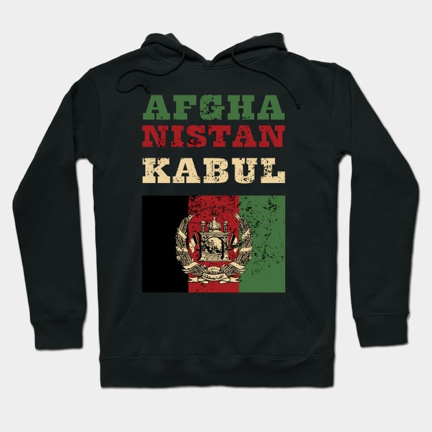 Flag of Afghanistan Hoodie by KewaleeTee